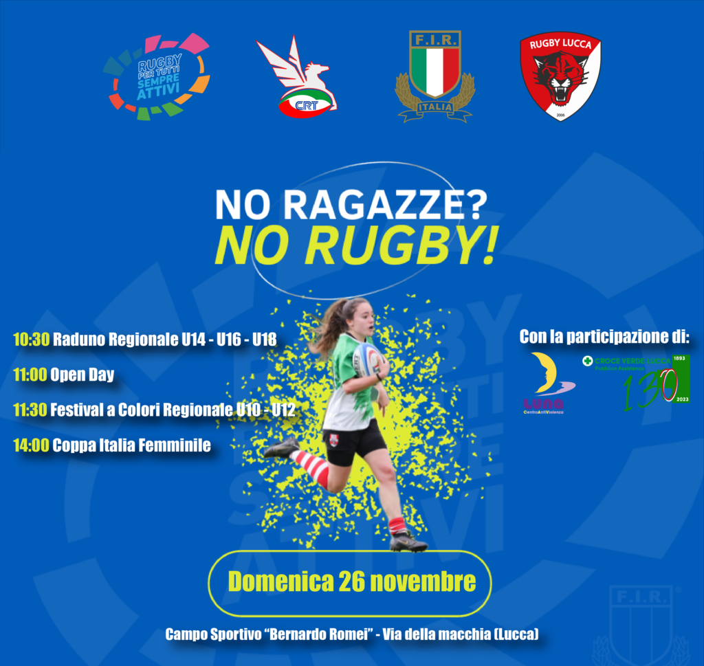 Open Day: No Ragazze, No Rugby